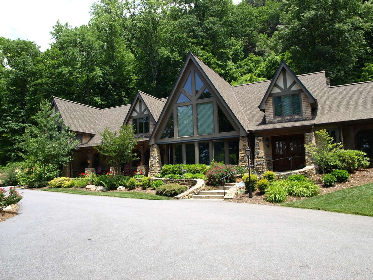 Timber-frame inspired custom home designed by Kaizen Homes in the Asheville, NC area
