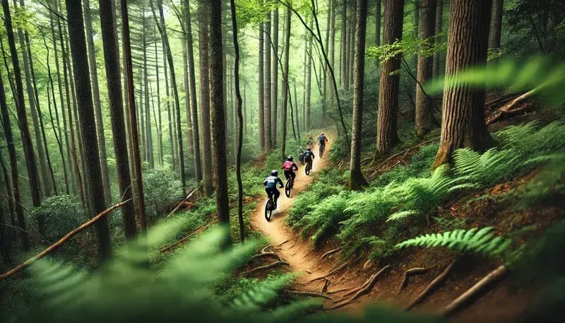 Enjoy mountain biking at Kanuga Bike Park