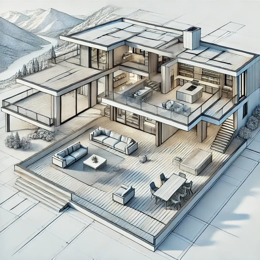 Image showing an open floor plan.