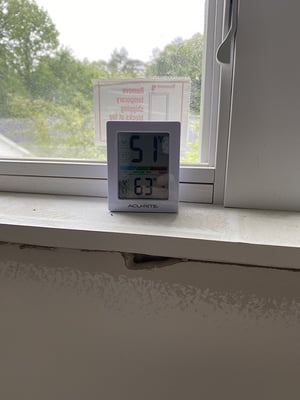 Digital thermometer and hygrometer